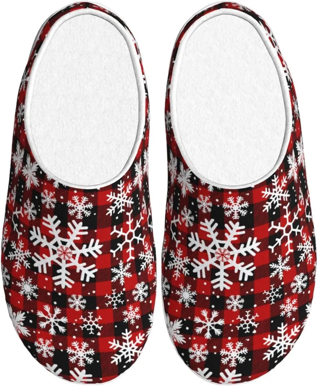 Unisex Warm Slippers Non-Slip Winter Fluffy Slippers Slip-On Plush Slippers Bedroom Slippers House Shoes For Men Women