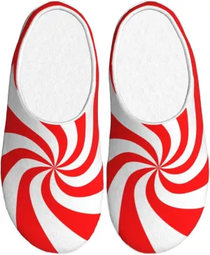 Unisex Warm Slippers Non-Slip Winter Fluffy Slippers Slip-On Plush Slippers Bedroom Slippers House Shoes For Men Women