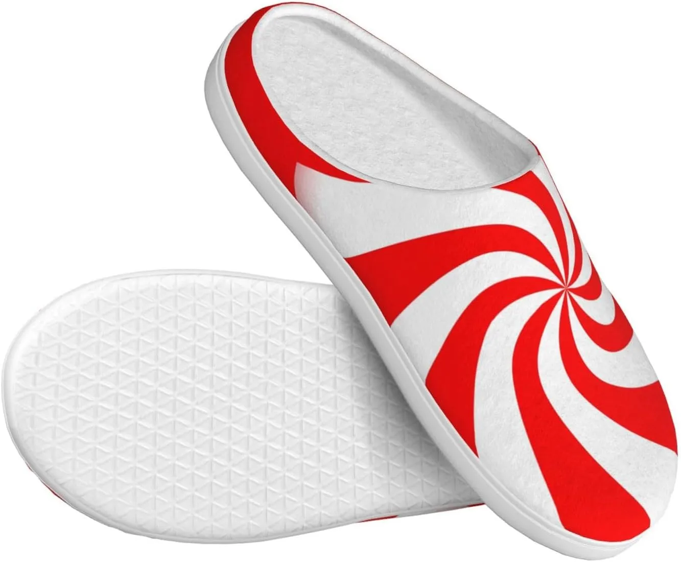 Unisex Warm Slippers Non-Slip Winter Fluffy Slippers Slip-On Plush Slippers Bedroom Slippers House Shoes For Men Women