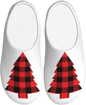 Unisex Warm Slippers Non-Slip Winter Fluffy Slippers Slip-On Plush Slippers Bedroom Slippers House Shoes For Men Women