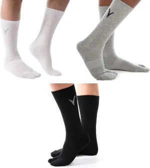 V-Toe Flip-Flop Socks - Tabi Split Toe Thicker Cotton for Men & Women - Japanese Separated Socks