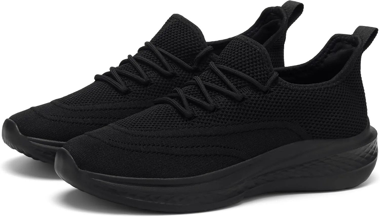 VAMJAM Men's Running Shoes Slip On Walking Shoes Non Slip Lightweight Workout Breathable Gym Sneakers Fashion Mesh Sneakers