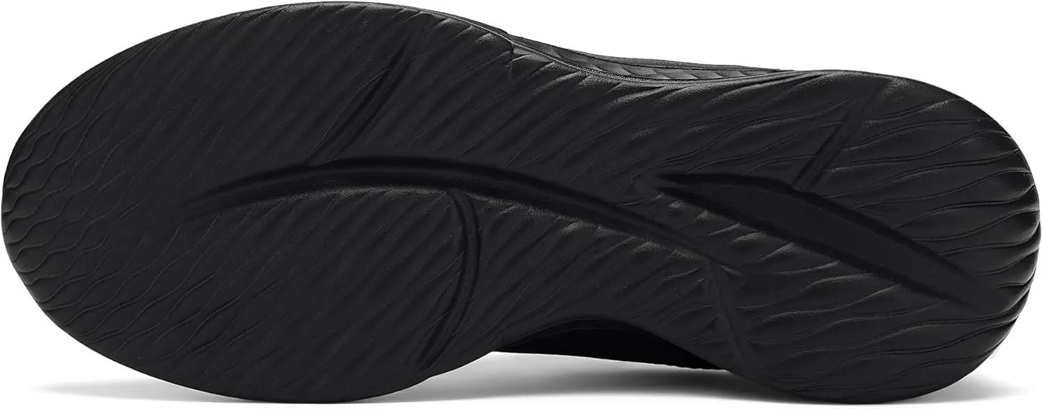 VAMJAM Men's Running Shoes Slip On Walking Shoes Non Slip Lightweight Workout Breathable Gym Sneakers Fashion Mesh Sneakers