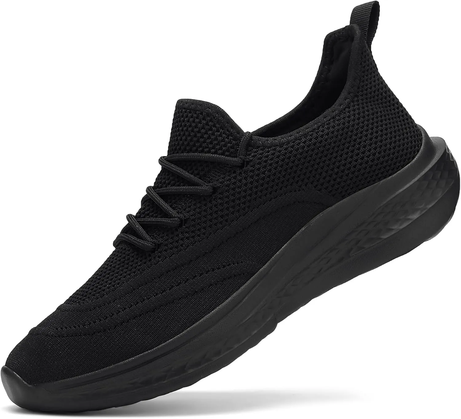 VAMJAM Men's Running Shoes Slip On Walking Shoes Non Slip Lightweight Workout Breathable Gym Sneakers Fashion Mesh Sneakers