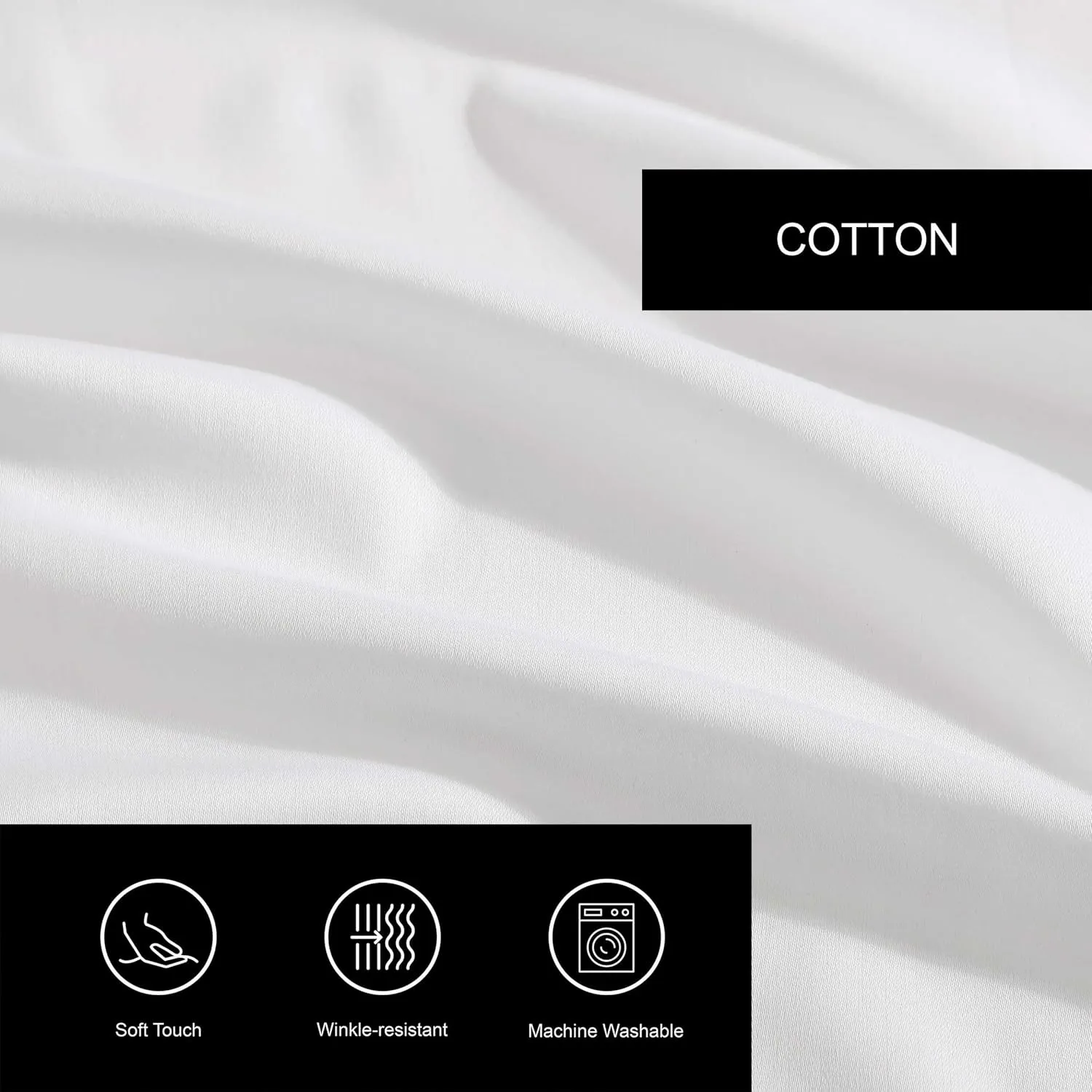 Vera Wang - King Sheet Set, Luxury Sateen Cotton Bedding, 300 Thread Count, Soft & Smooth Bedding Set (Pearl Edge Embroidered White, King)