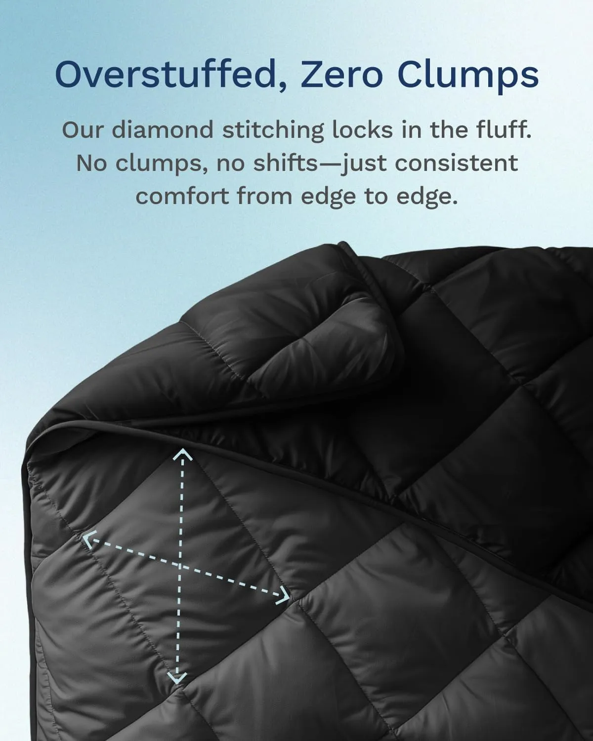 ViscoSoft Microfiber All Seasons Down Alternative Quilted Comforter - Cooling Breathable Premium Soft Reversible Microfiber Duvet Blanket, Black/Gray, Twin/Twin XL