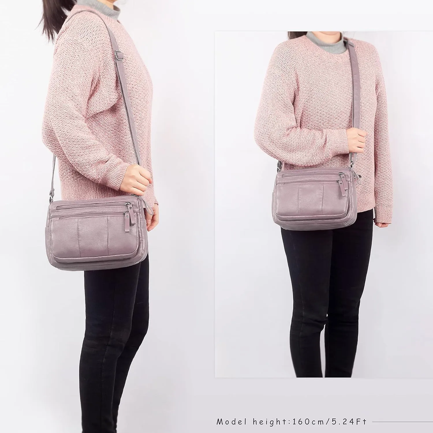 VOLGANIK ROCK Purses for Women Soft PU Leather Shoulder Bag Ladies Crossbody Purse and handbags Lightweight Pocketbook