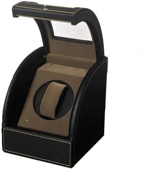 Watch Winders Automatic Winding Watch Box Flip Single Turntable 1 Speed 2 Speed Mode Automatic Mechanical Watch Winder Good