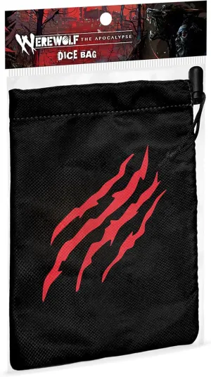 Werewolf: The Apocalypse 5th Edition Roleplaying-Game Dice Bag - RPG Accessory, Protect, Hold & Transport Your Dice,Black