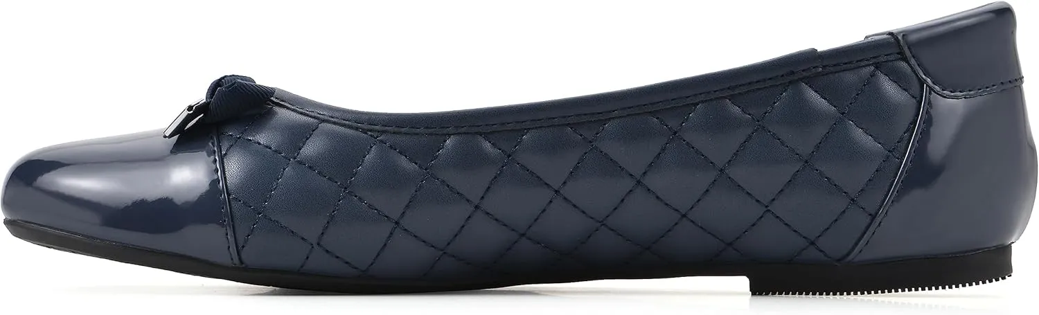 WHITE MOUNTAIN Women's Seaglass Quilted Ballet Flat