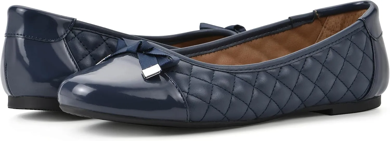 WHITE MOUNTAIN Women's Seaglass Quilted Ballet Flat