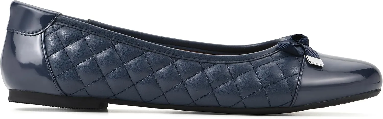 WHITE MOUNTAIN Women's Seaglass Quilted Ballet Flat