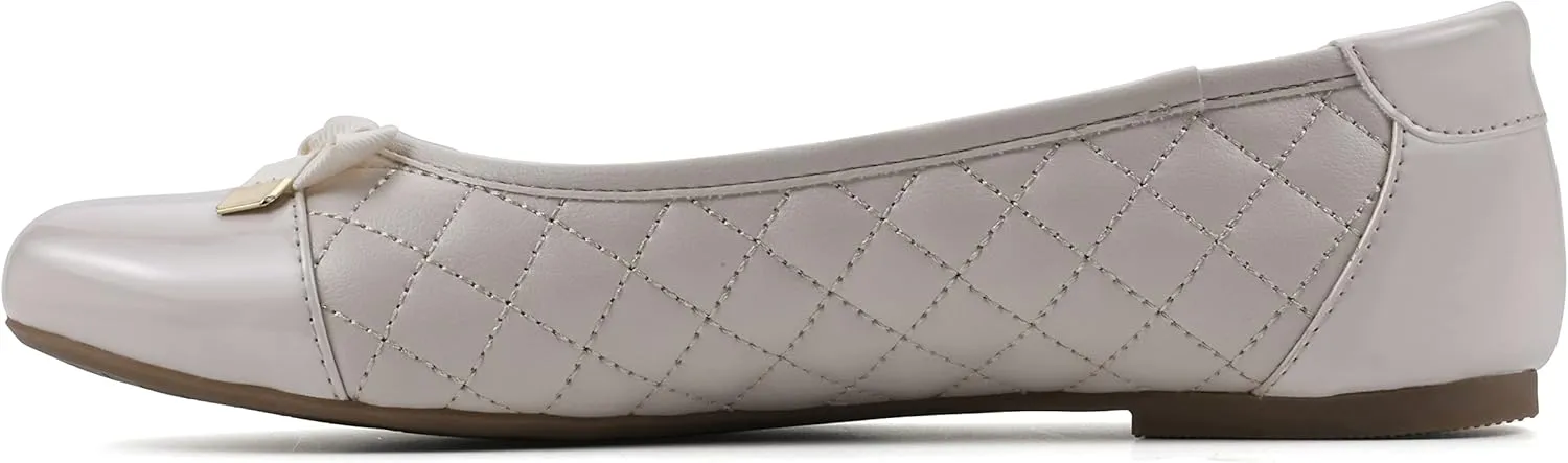 WHITE MOUNTAIN Women's Seaglass Quilted Ballet Flat