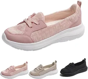 Women Kotsas Slip On Orthopedic Shoes,Walkclouds Comfortable Mesh Arch Support Casual Walking Loafers,Breathable Low Top Casual Soft Sole Non-Slip Sneakers