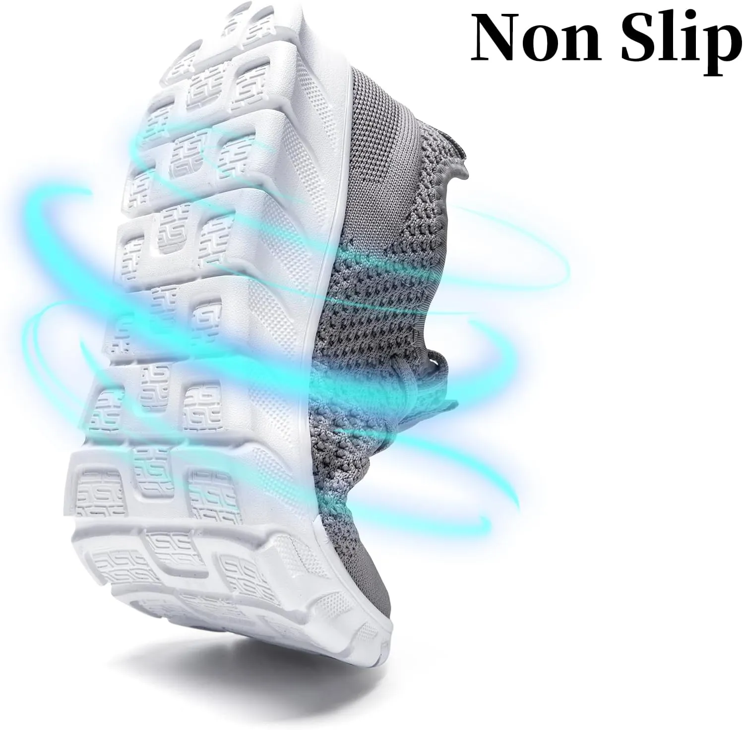Women Running Shoes Tennis Walking Gym Fashion Sneakers Workout Atheltic Slip On Lightweight Breathable Sport Shoe