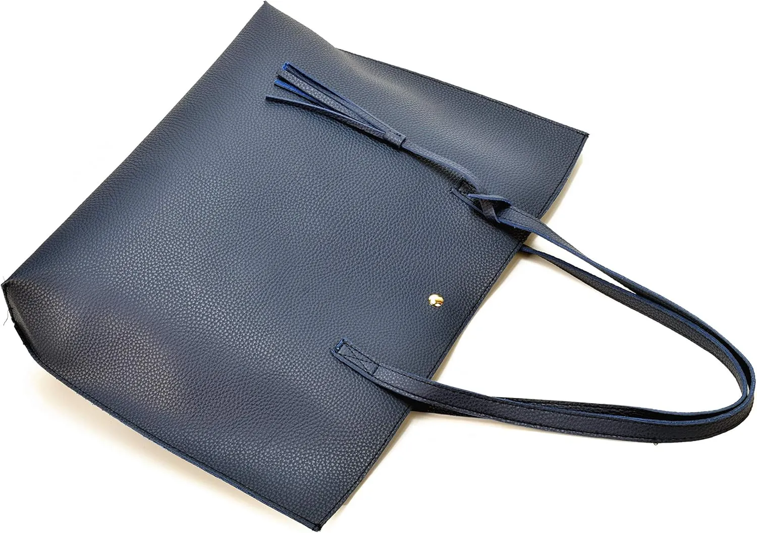 Women Tote Bags Top Handle Satchel Handbags PU Faux Leather Tote Bag with Tassel Shoulder Purse