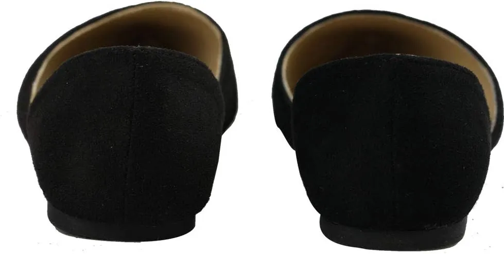 Women's Ankle Wrap D'Orsay Flats Slip Loafer Pointed Casual Ballet Shoes