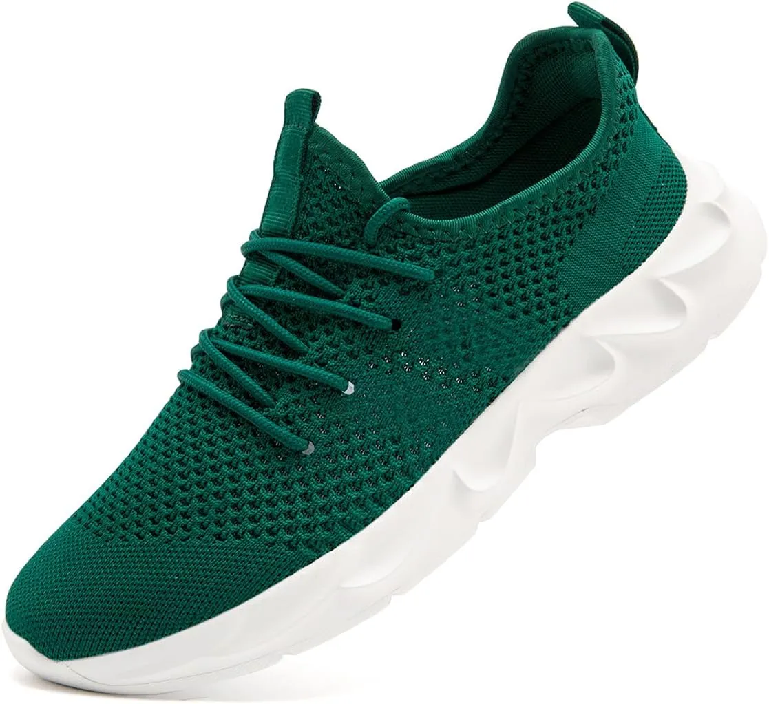 Women's Breathable Casual Athletic Sneakers, Lightweight Comfortable Slip On Gym Walking Tennis Fashion Sports Shoes