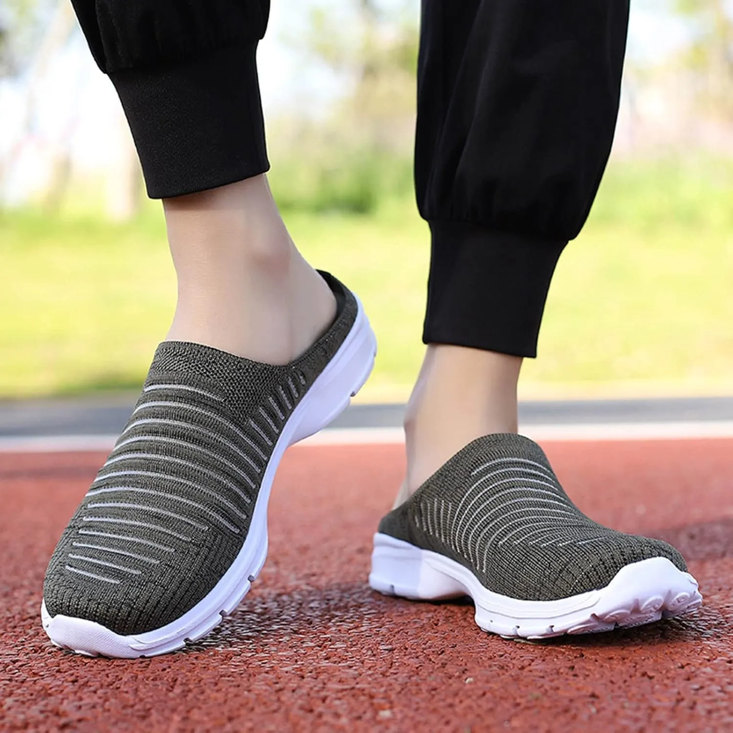 Women's Casual Slip on Half Shoes Breathable Walking Shoes Women Food Service Women Shoes Casual Women Shoes Sneakers Black Tennis Shoe Loafers Shoe