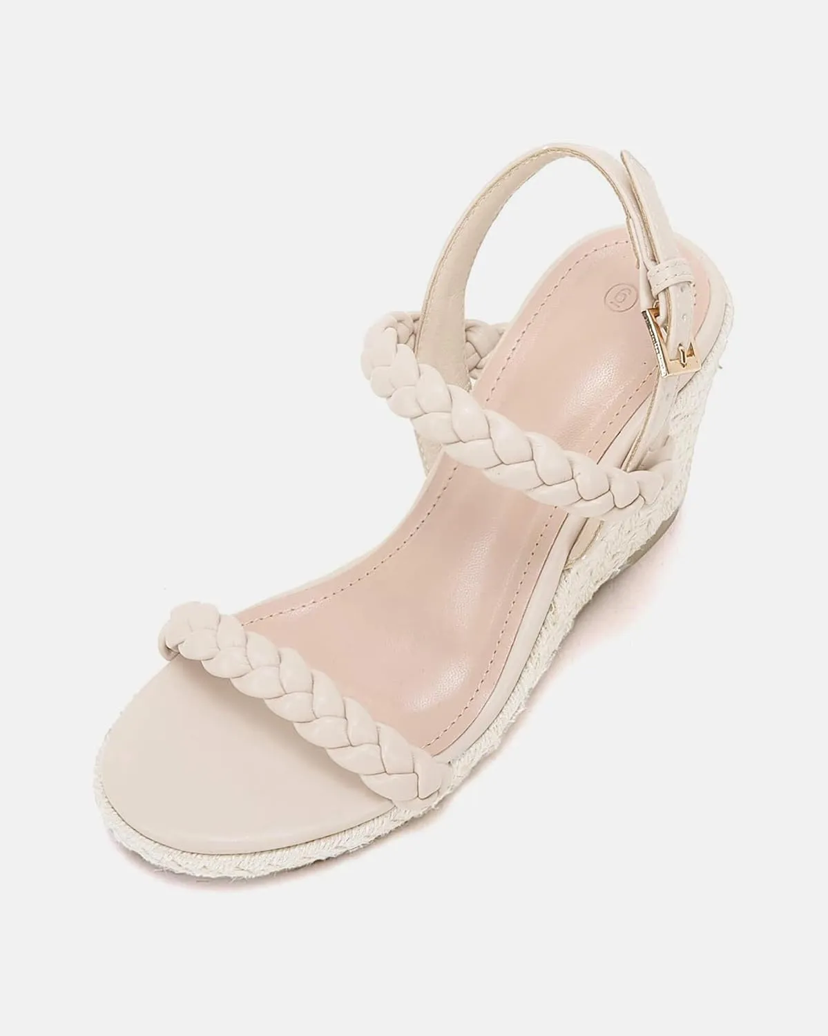 Womens Espadrille Wedge Sandals Heels Platform Braided Ankle Strap Buckle Open Toe Summer Party Dress Shoes