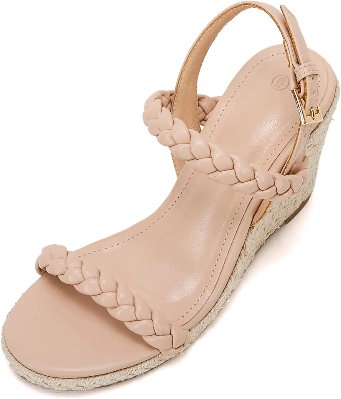 Womens Espadrille Wedge Sandals Heels Platform Braided Ankle Strap Buckle Open Toe Summer Party Dress Shoes