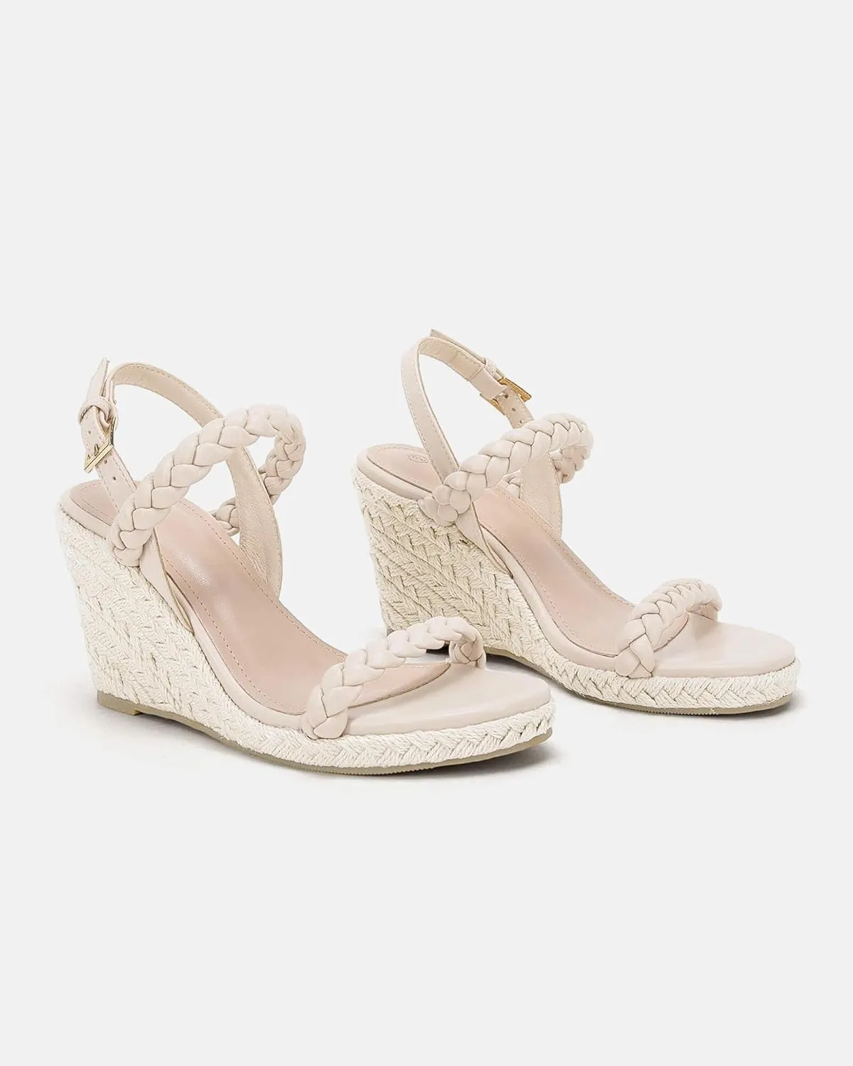 Womens Espadrille Wedge Sandals Heels Platform Braided Ankle Strap Buckle Open Toe Summer Party Dress Shoes