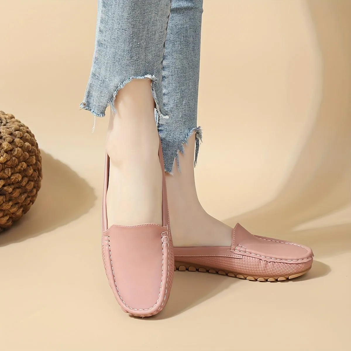 Women's Fashionable Slip-On Mule Sandals, Half-Toe Design, Comfortable And Breathable, Summer