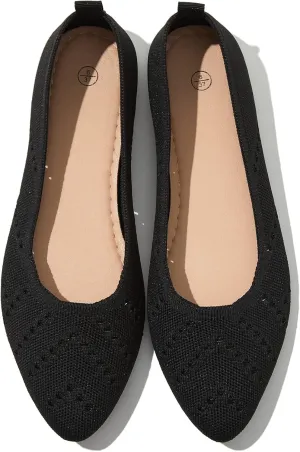 Women’s Flats Shoes Dress Shoes for Women Ballet Flats Dressy Comfortable Pointed Toe Flats Foldable Flats
