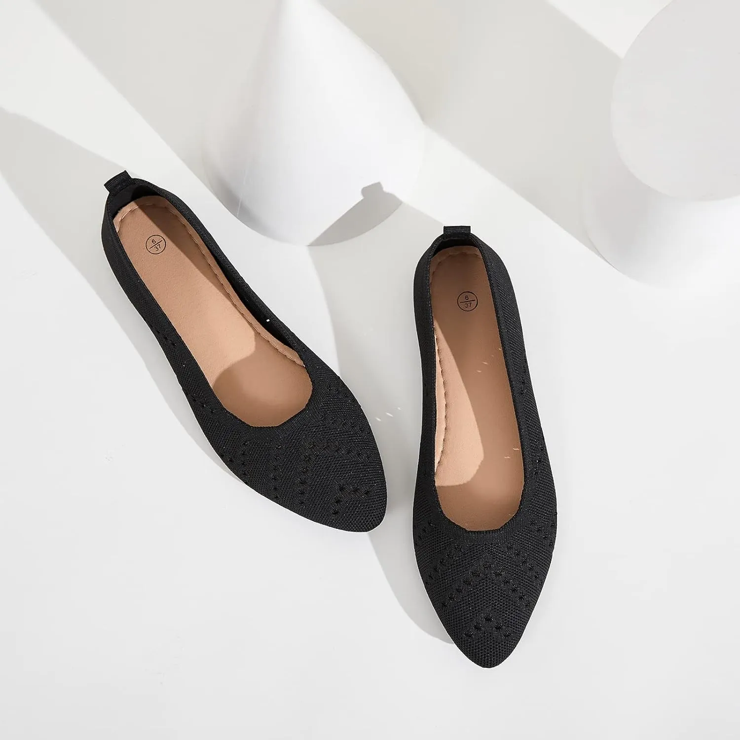 Women’s Flats Shoes Dress Shoes for Women Ballet Flats Dressy Comfortable Pointed Toe Flats Foldable Flats