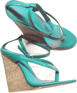 Women's Flip Flop Wedge Sandals, Red Black Summer Casual Heels