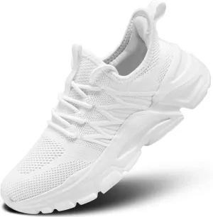 Womens Ladies Walking Tennis Shoes Slip on Lightweight Casual Running Sneakers Soft Sole Comfortable Trainers