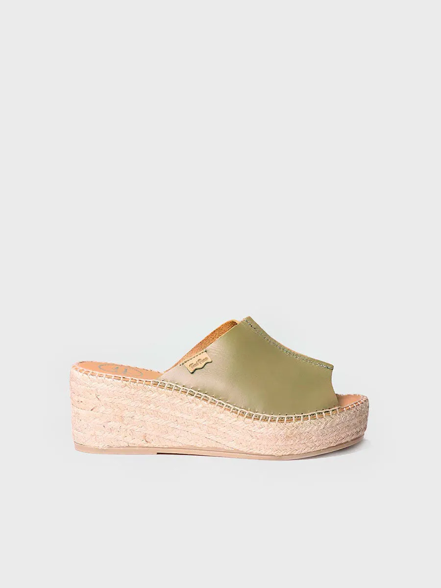 Women's leather espadrilles - IVONNE