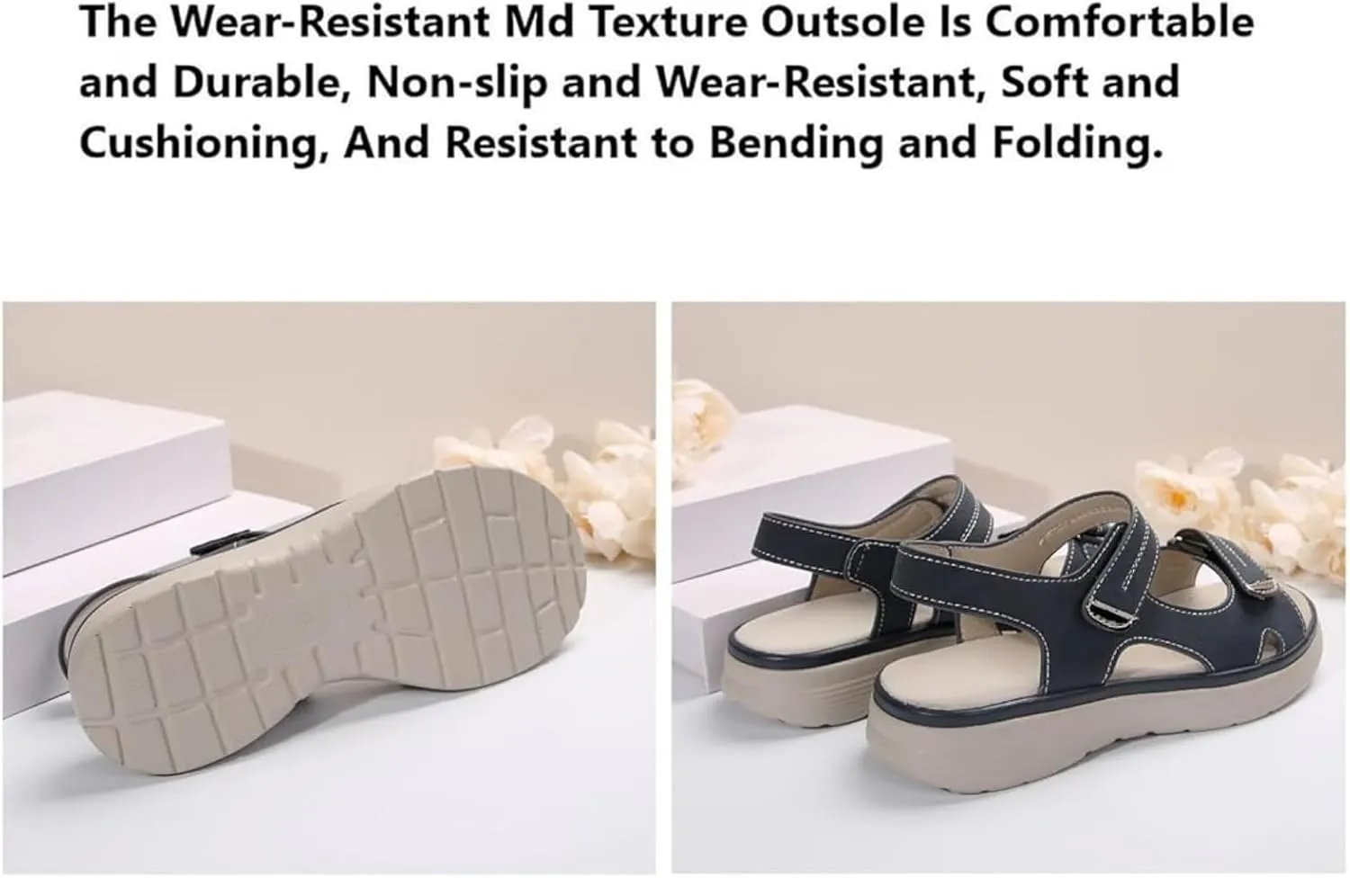 Women's Orthopedic Sport Sandals Shoes with Soft Cushion Foam Comfortable Walking Sandal Arch Support Wide Width Shoe