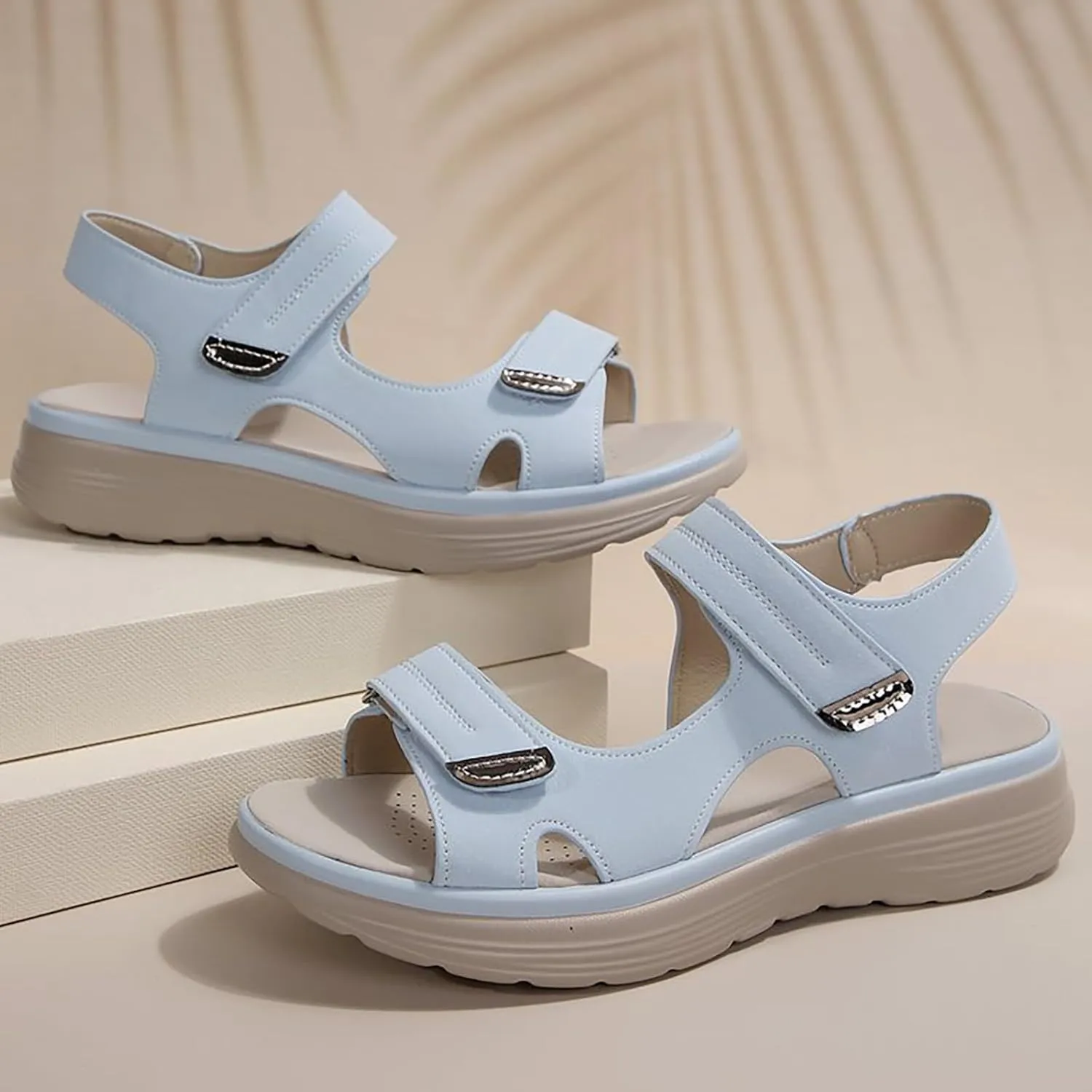 Women's Orthopedic Sport Sandals Shoes with Soft Cushion Foam Comfortable Walking Sandal Arch Support Wide Width Shoe