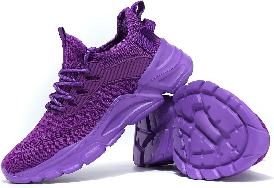 Womens Running Shoes Slip on Breathable Lightweight Fashion Sneakers Athletic Sports Walking Gym Work Shoes