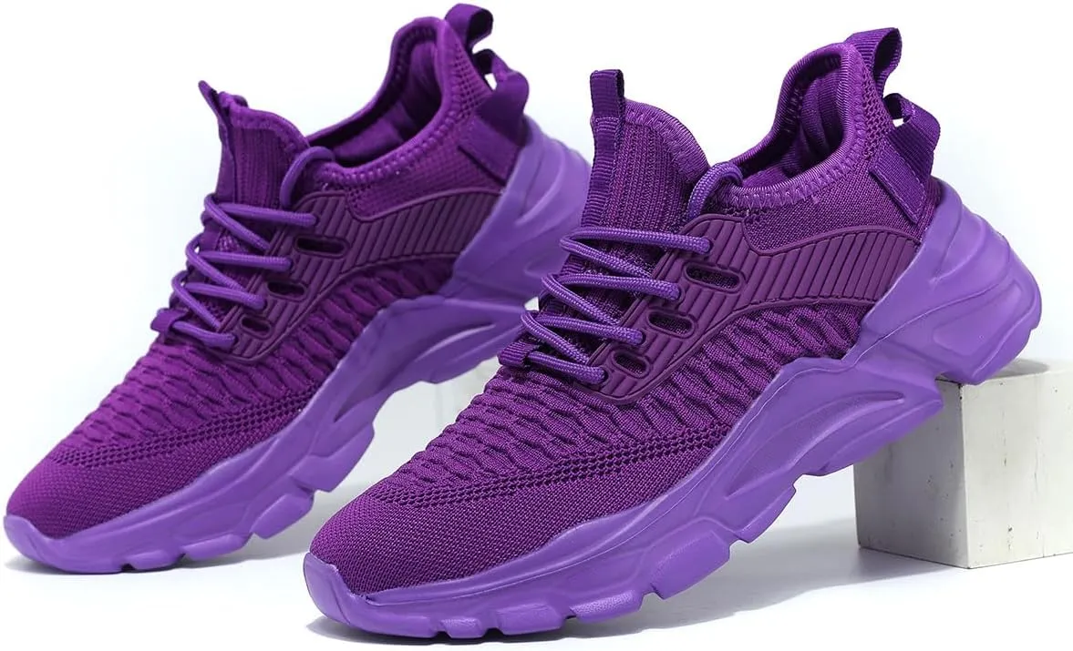 Womens Running Shoes Slip on Breathable Lightweight Fashion Sneakers Athletic Sports Walking Gym Work Shoes