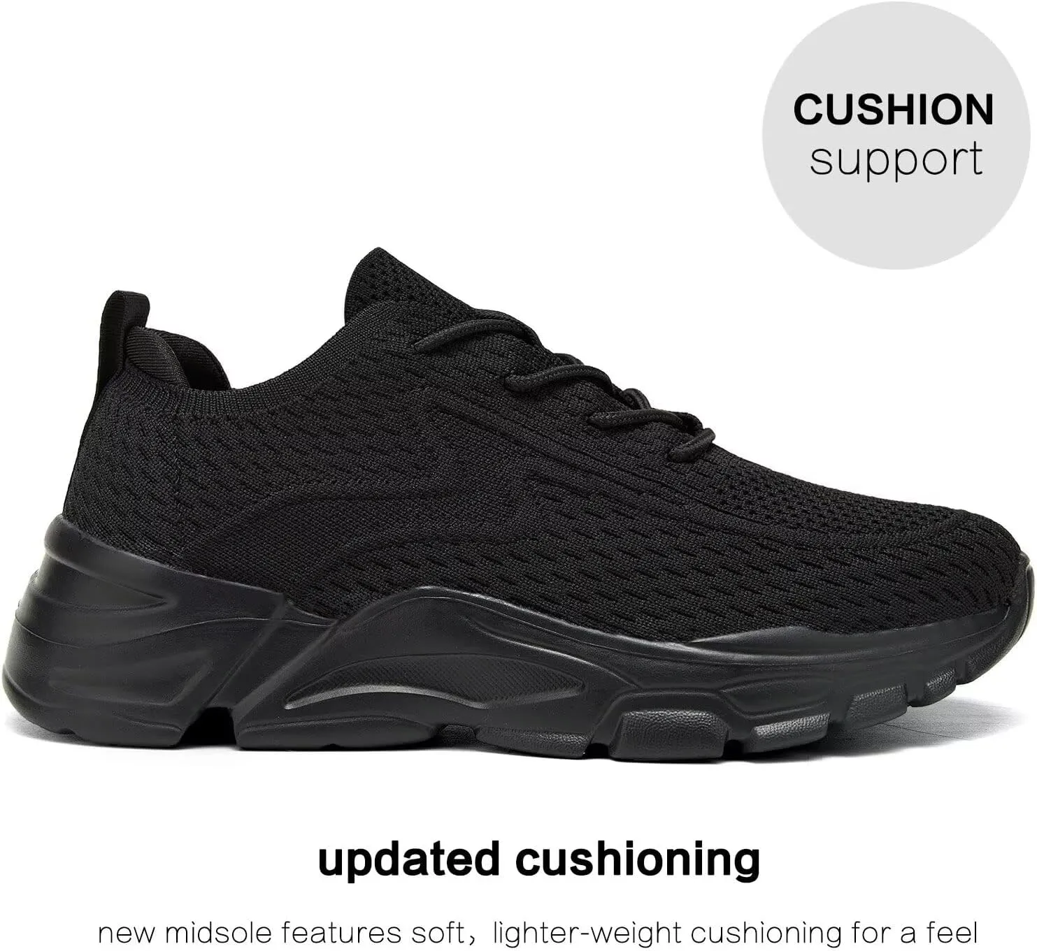 Womens Running Shoes Slip-on Walking Tennis Sneakers Lightweight Breathable Casual Soft Sole Mesh Workout Sports Shoes
