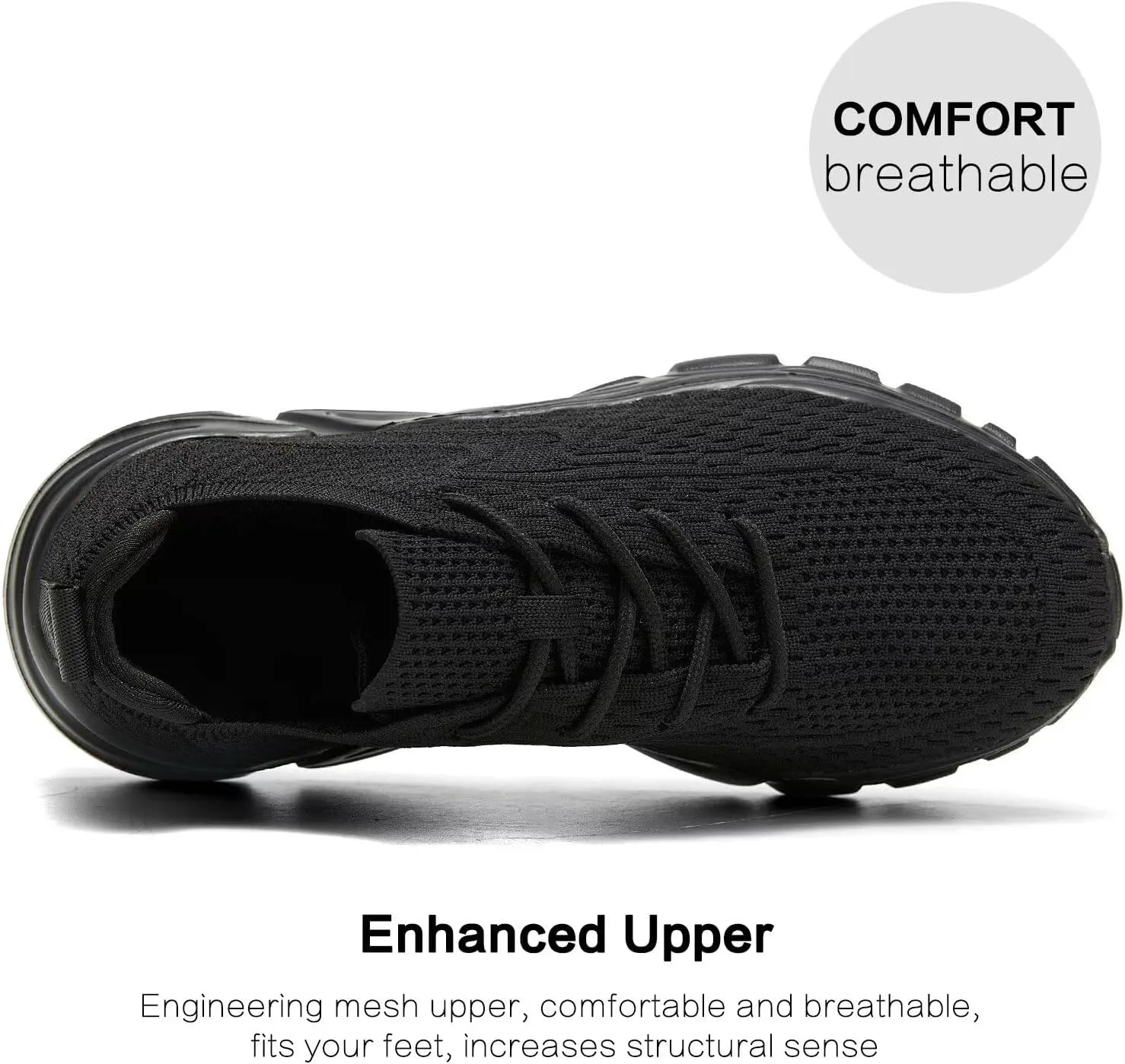 Womens Running Shoes Slip-on Walking Tennis Sneakers Lightweight Breathable Casual Soft Sole Mesh Workout Sports Shoes