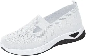 Womens Shoes Slip On Women's Sneakers Loafers Casual Slip On Lightweight Cute Round Toe Running Shoes Loafers for Women Casual Walking Shoe