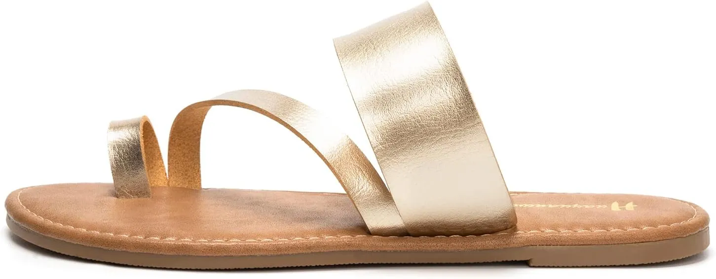 Women's Slide Sandals Slip On Flat Flip Flop Thong Casual Summer