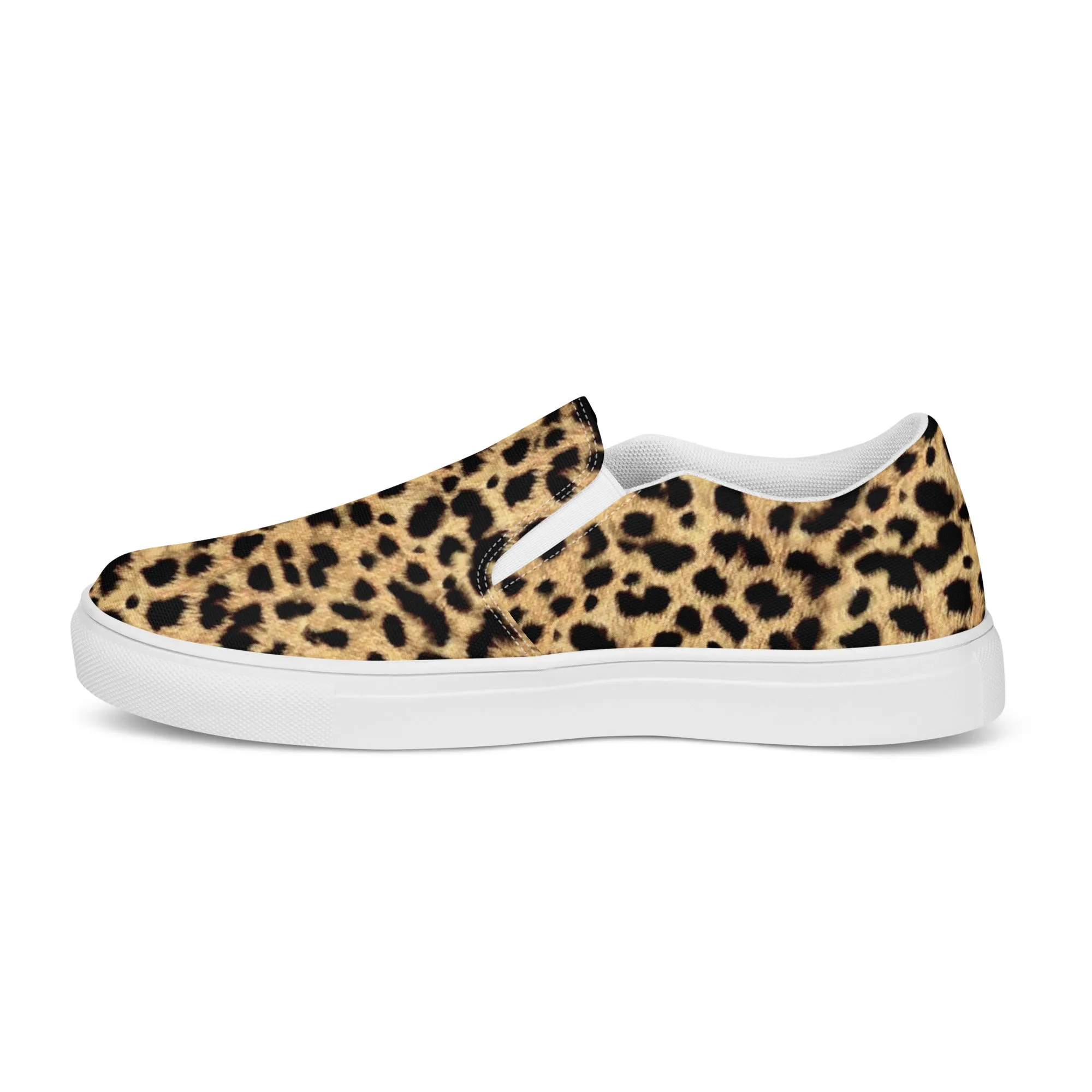 Women’s slip-on canvas shoes - Leopard SG003