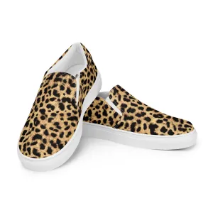 Women’s slip-on canvas shoes - Leopard SG003