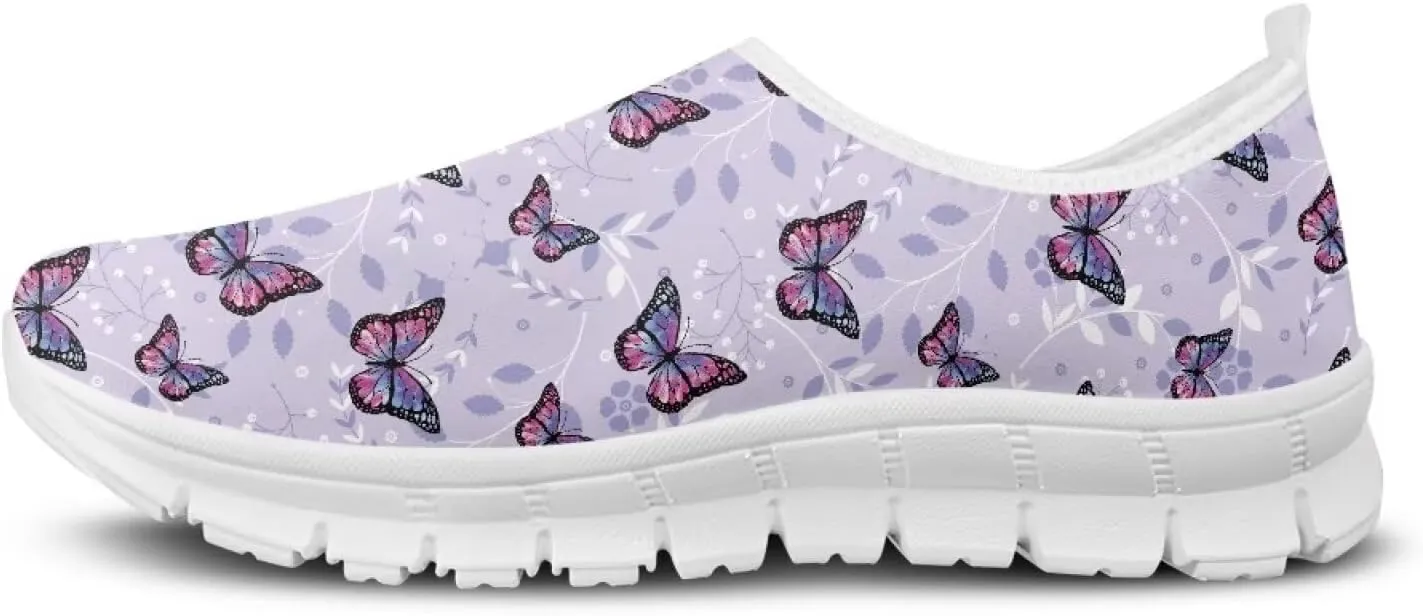 Women's Slip On Loafers Soft Comfort Causal Walking Shoes Low Top Non Slip Outdoor Sports Running Sneakers US 5.5-11.5
