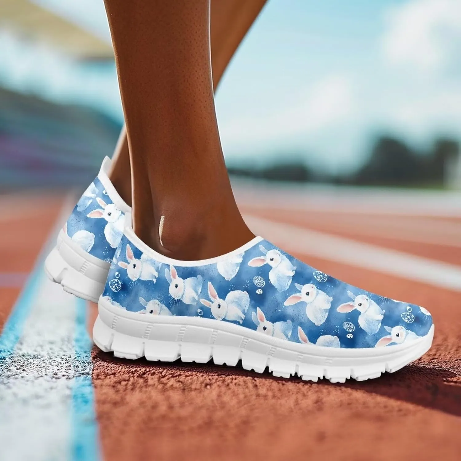 Women's Slip On Loafers Soft Comfort Causal Walking Shoes Low Top Non Slip Outdoor Sports Running Sneakers US 5.5-11.5