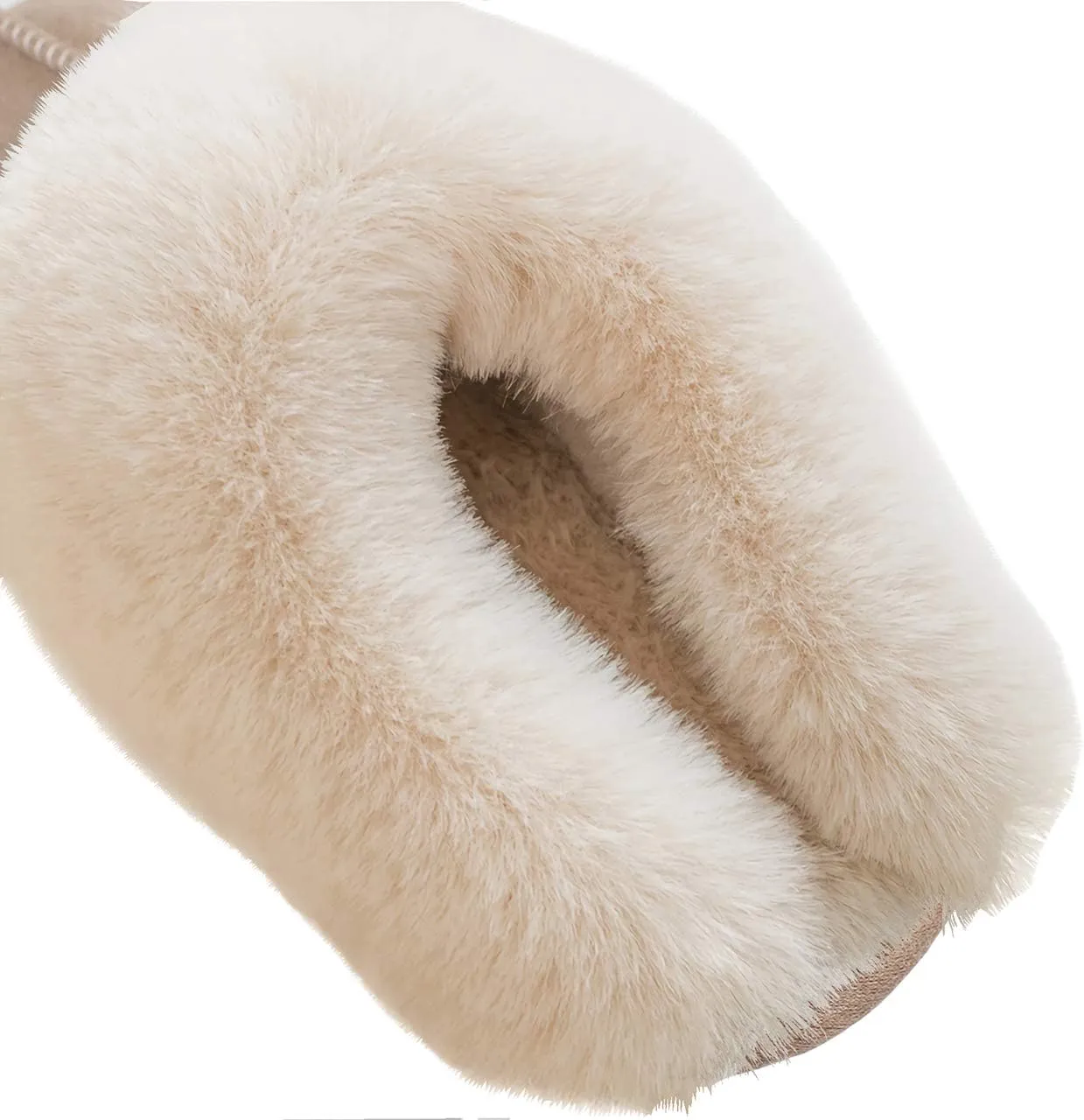 Women's Slippers Soft Plush Winter Warm House Shoes Slip on Memory Foam Fluffy Fur Slippers