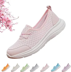 Women's Soft Sole Mesh Comfort Orthopedic Shoes, 2024 New Low-top Women Arch Support Walking Shoes, Casual Slip-on Shoes