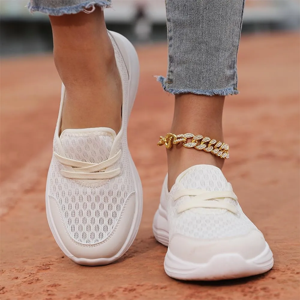 Women's Soft Sole Mesh Comfort Orthopedic Shoes, Slip-On Comfort Sneakers with Arch Support