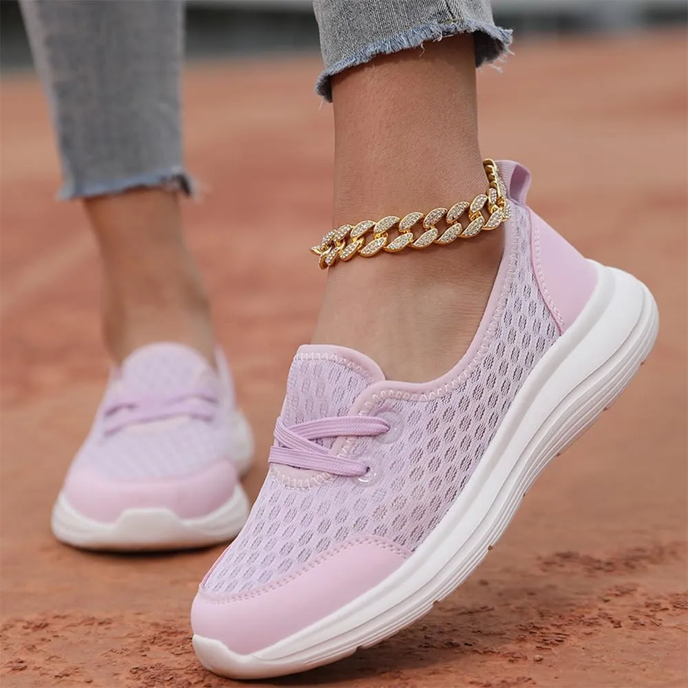 Women's Soft Sole Mesh Comfort Orthopedic Shoes, Slip-On Comfort Sneakers with Arch Support