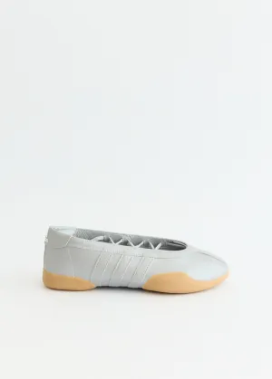 Women's Taekwondo Mei 'Silver Metallic' Ballet Sneakers