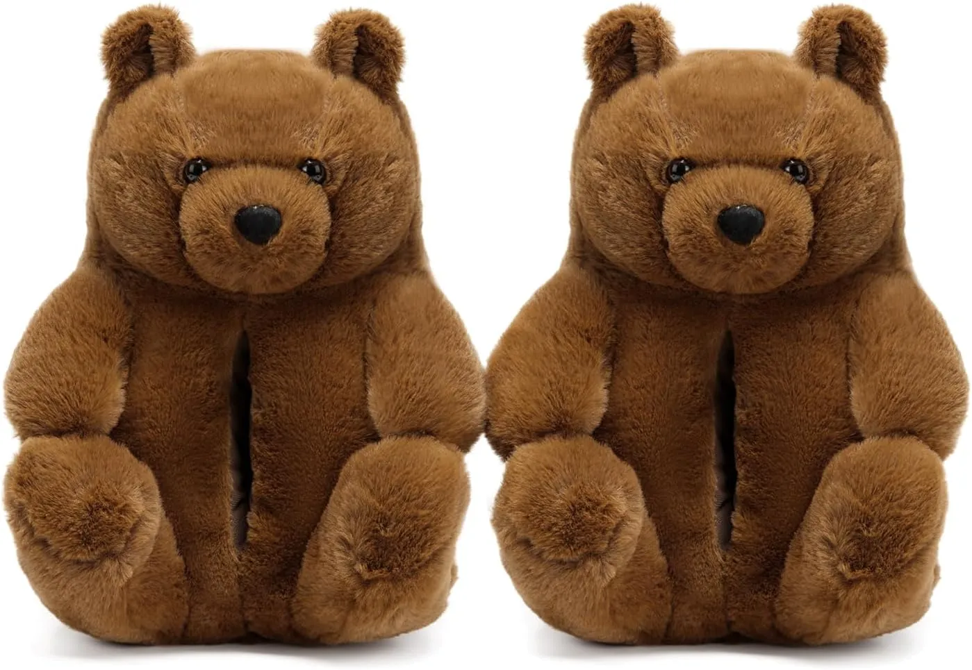Women's Teddy Bear Slippers Mom Gift Slippers Cozy Women Fuzzy Indoor House Shoes Fun Costume for Adults Cute Animal Slides for Women Her Birthday Valentine's Gift Ideas